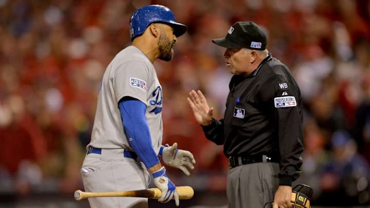 Report: Dodgers OF Matt Kemp to be fined for critical comments of umpire Report: Dodgers OF Matt Kemp to be fined for critical comments of umpire