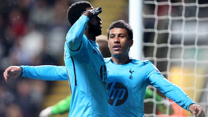 Adebayor double leads Tottenham in rout of Newcastle
