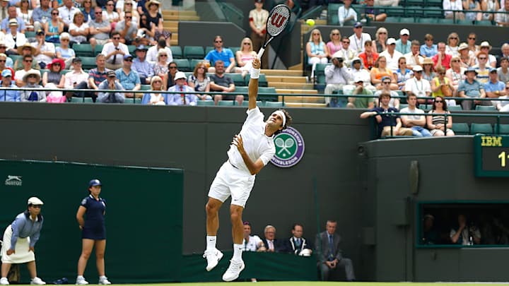Federer shows no mercy in first round at Wimbledon; Nadal, Wawrinka win Federer shows no mercy in first round at Wimbledon; Nadal, Wawrinka win
