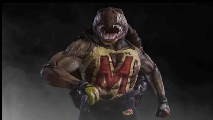 Maryland has turned its mascot from a turtle into a terrifying monster
