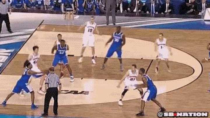 Watch: Aaron Harrison's latest game-winner gets Kentucky past Wisconsin in Final Four thriller