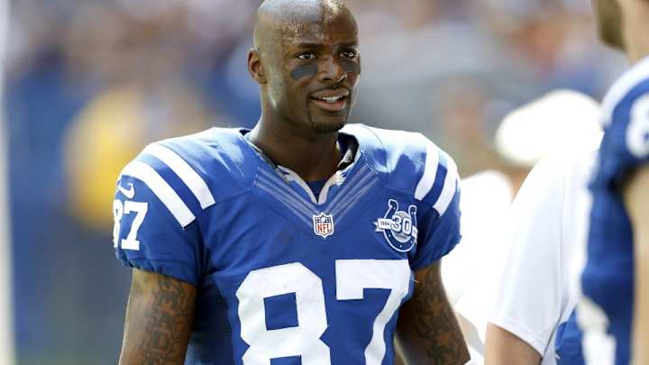 Reggie Wayne pulled up to Colts training camp in an Indy car Reggie Wayne pulled up to Colts training camp in an Indy car