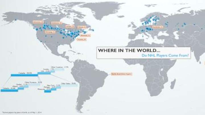 These Infographics Break Down Where Pro Athletes Come From