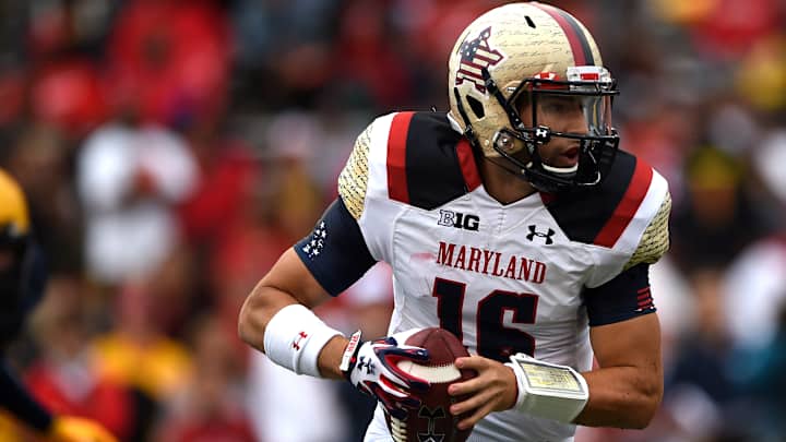 Maryland QB C.J. Brown leaves game after taking hit to head