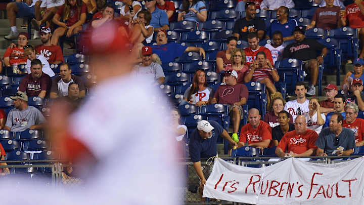 Phillies fans mock GM Ruben Amaro with ad on Baseball Reference page