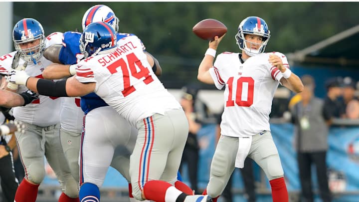New York Giants preseason schedule, TV coverage