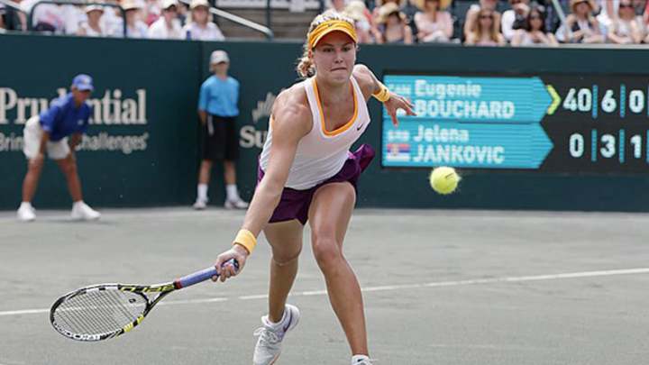 Eugenie Bouchard leads youth movement at the Family Circle Cup