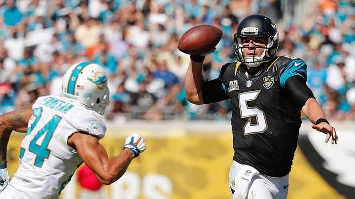 Jacksonville Jaguars want Blake Bortles to limit interceptions