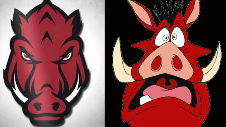 New Arkansas Razorbacks Logo Looks Like Pumbaa from the Lion King New Arkansas Razorbacks Logo Looks Like Pumbaa from the Lion King