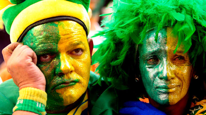 Brazilians listened to Pharrell's 'Happy' after bad World Cup loss Brazilians listened to Pharrell's 'Happy' after bad World Cup loss