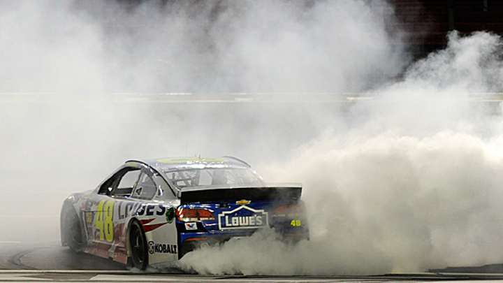 Jimmie Johnson's NASCAR title defense on after Coca-Cola 600 win