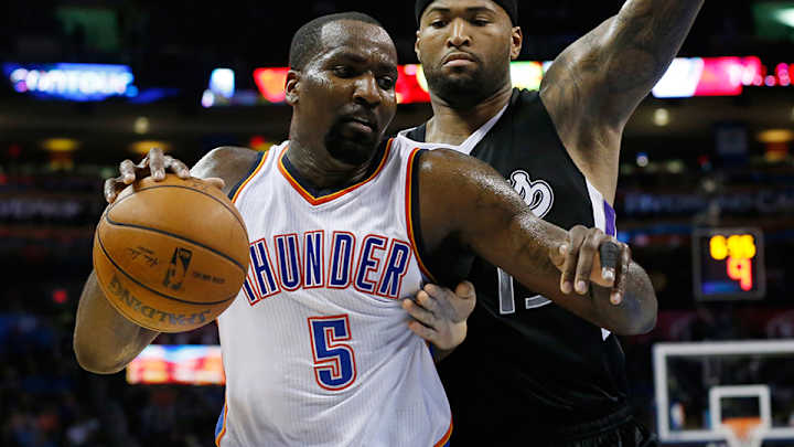 Watch: Kendrick Perkins throws down monster dunk against Bucks