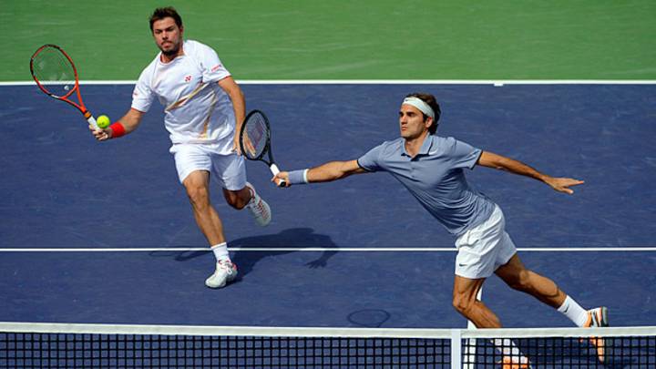 Roger Federer, Stanislas Wawrinka reach doubles quarters at Indian Wells