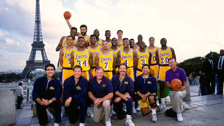 NBA Players at the Eiffel Tower NBA Players at the Eiffel Tower