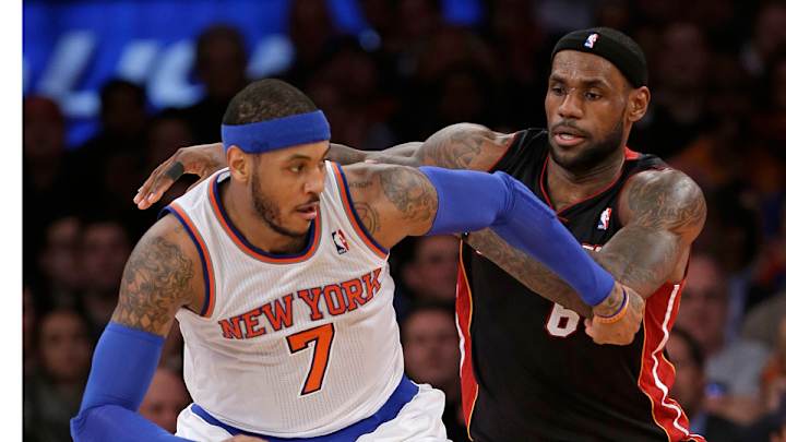 Report: Carmelo Anthony wants LeBron James to join him in New York
