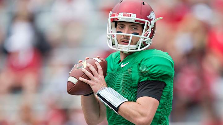 Reports: Arkansas QB Brandon Allen's truck set on fire