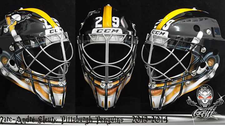 Penguins' Fleury honors Pittsburgh Steelers with Stadium Series mask Penguins' Fleury honors Pittsburgh Steelers with Stadium Series mask