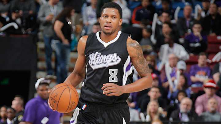 Video: Kings' Rudy Gay throws down huge dunk over Thunder's Serge Ibaka Video: Kings' Rudy Gay throws down huge dunk over Thunder's Serge Ibaka