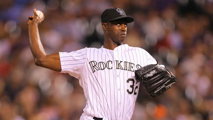 Rockies pick up 2015 option on pitcher LaTroy Hawkins Rockies pick up 2015 option on pitcher LaTroy Hawkins