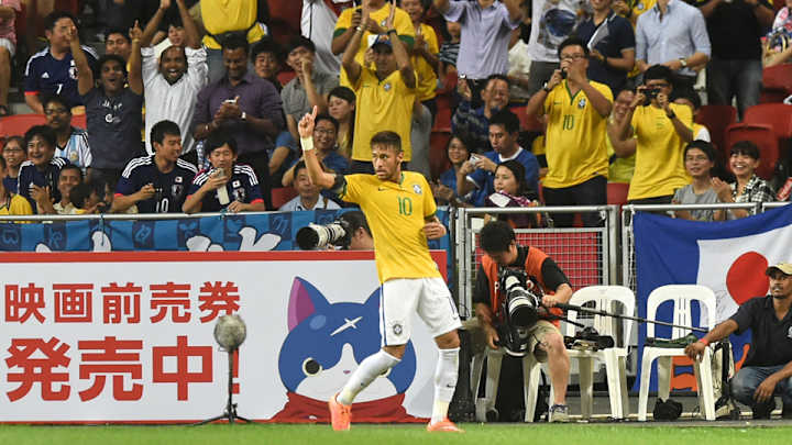 Watch: Neymar scores four goals in Brazil's 4-0 win over Japan