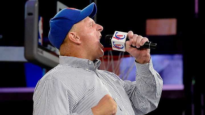Steve Ballmer lives up to his reputation at Clippers fan fest Steve Ballmer lives up to his reputation at Clippers fan fest