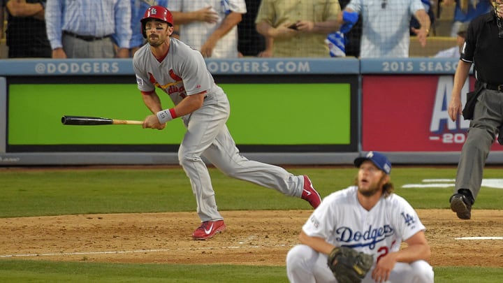 Holliday, Cardinals chase Kershaw to take 1-0 NLDS lead over Dodgers Holliday, Cardinals chase Kershaw to take 1-0 NLDS lead over Dodgers