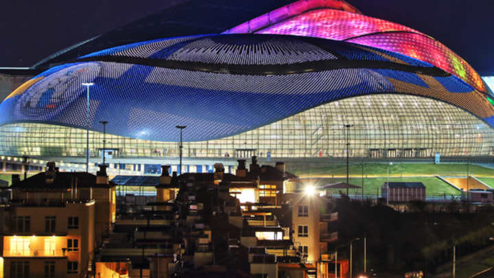 First look: Sochi Olympic hockey will live in lights and ice domes