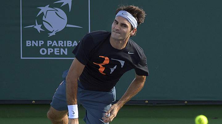 Roger Federer and Stanislas Wawrinka team up for doubles at Indian Wells