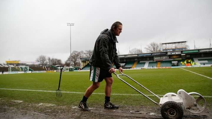 English Soccer Team Asks Fans on Twitter to Help them Lift a Tarp