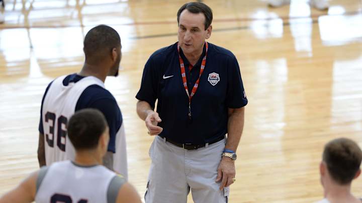 Coach K on Team USA: Eight-man rotation for World Cup likely