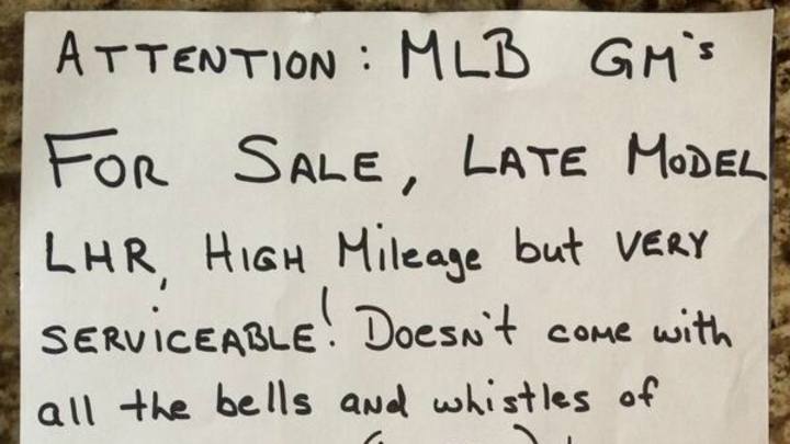 Free Agent Pitcher Tim Byrdak Advertises Himself like a Used Car on Twitter