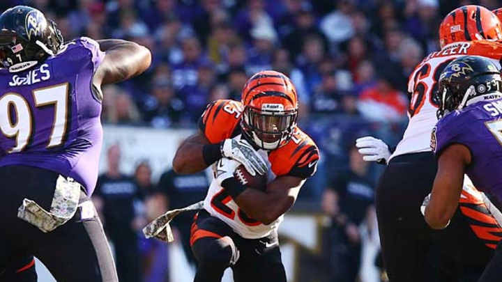 Cincinnati Bengals' RB Giovani Bernard to see time at slot receiver in 2014