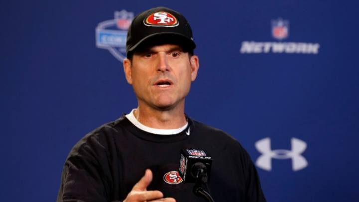 Jim Harbaugh, 49ers put off contract talks until end of season Jim Harbaugh, 49ers put off contract talks until end of season