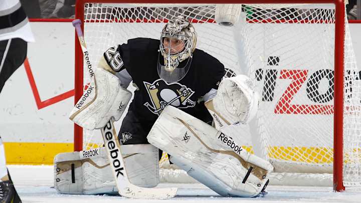 Penguins sign goalie Marc-Andre Fleury to four-year, $23M extension Penguins sign goalie Marc-Andre Fleury to four-year, $23M extension