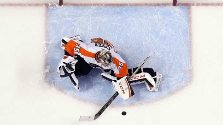 Flyers goalie Steve Mason remains questionable for Game 1 vs. Rangers