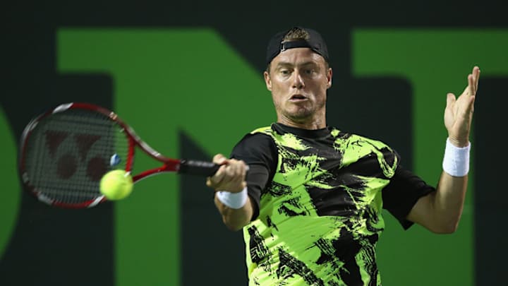 Lleyton Hewitt beats Peter Polansky in Houston