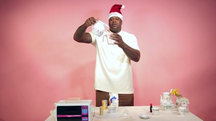 Watch Shaq try to cook using an Easy Bake Oven Watch Shaq try to cook using an Easy Bake Oven