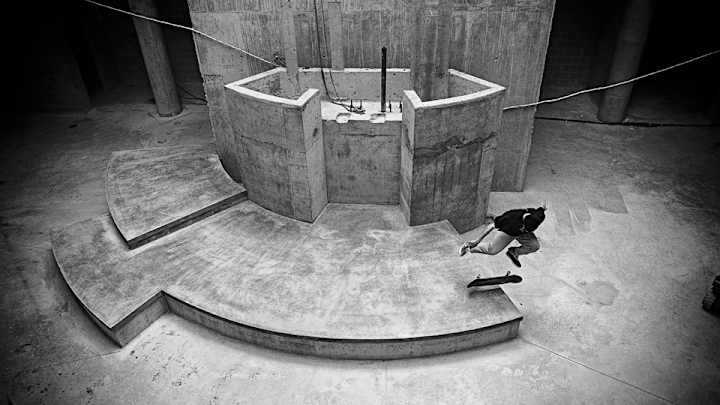 Red Bull transforms abandoned luxury resort into skateboarder’s dream park