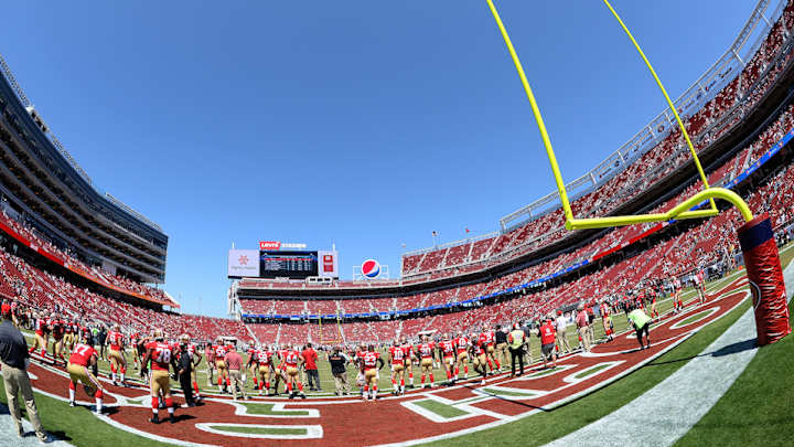 49ers rip out the turf at Levi's Stadium for second time in week 49ers rip out the turf at Levi's Stadium for second time in week