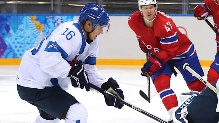 Finland forward Barkov out for rest of Sochi Games
