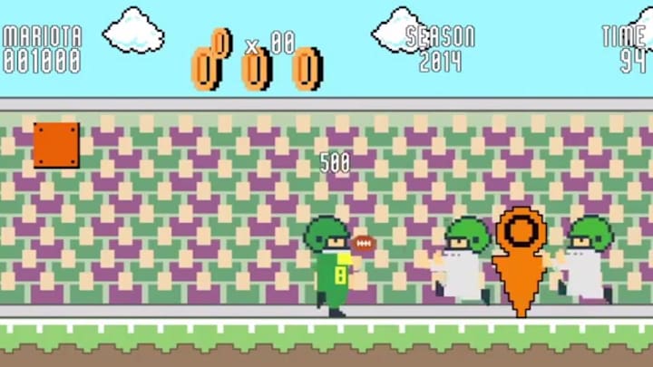 'Super Mariota' video features Oregon QB Marcus Mariota in 8-bit form 'Super Mariota' video features Oregon QB Marcus Mariota in 8-bit form