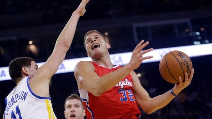 Warriors' Klay Thompson calls out Blake Griffin's flopping