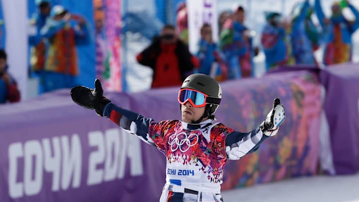 Russian Vic Wild completes sweep in snowboard parallel slalom