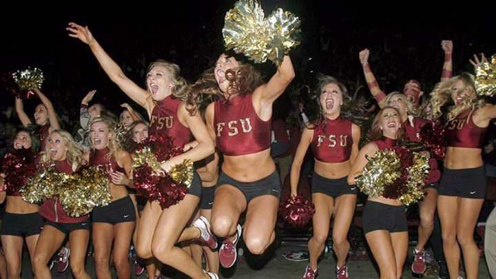 College Bowl Game Cheerleaders