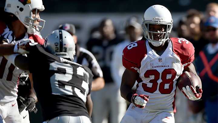 Cardinals running back Andre Ellington out of walking boot