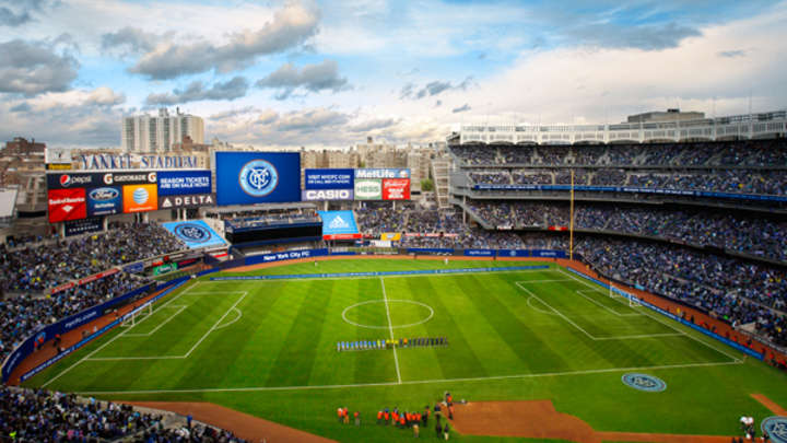 NYCFC announces plans to play at Yankee Stadium; no timetable given for stay