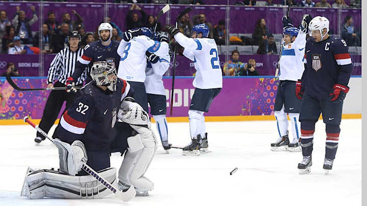 Shut out by Finland, Team USA comes up empty in bronze medal game Shut out by Finland, Team USA comes up empty in bronze medal game