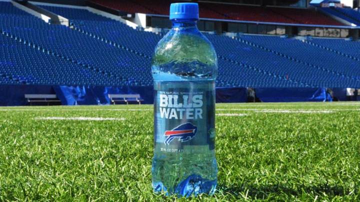 Buffalo Bills fans can now buy the team's own brand of bottled water
