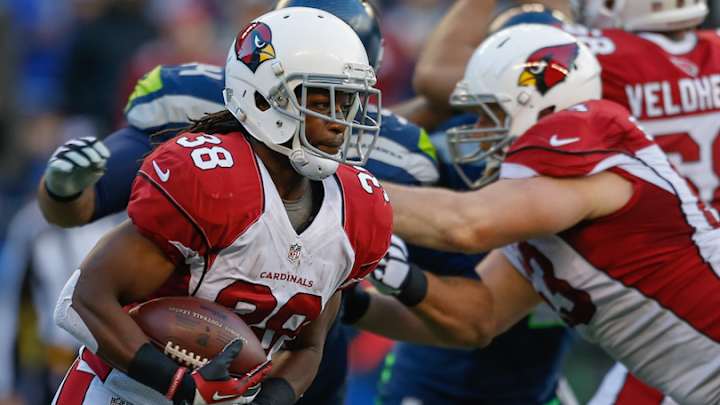 Cardinals RB Andre Ellington (hernia) done for season