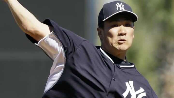 Masahiro Tanaka throws two shutout innings in first outing Masahiro Tanaka throws two shutout innings in first outing